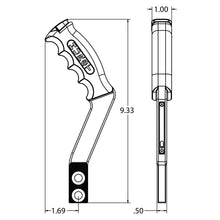Load image into Gallery viewer, Nitro-Stick-Shift-Handle---12V-Switch---Anodized-Black