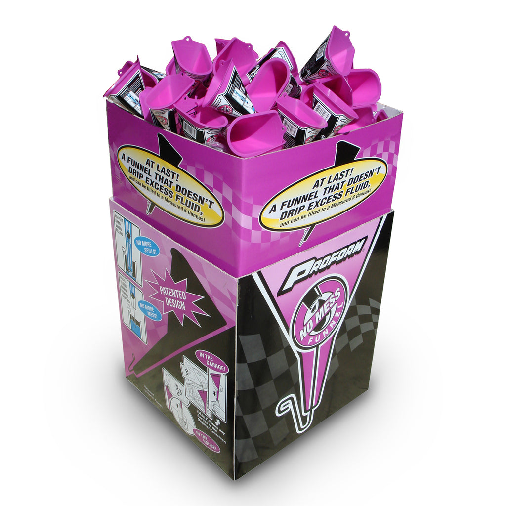 No-Mess-Funnel-In-Store-Merchandiser;-21-X-21-X-39-Graphics-Box-W100-Funnels