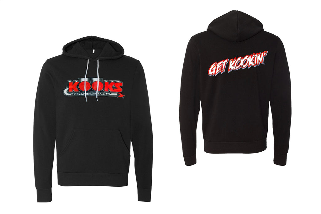 Kooks Custom Headers HS-100606-00 Kooks Logo Pullover Hoodie Black-Small