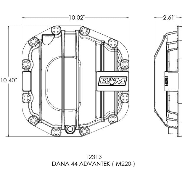 Nodular-Iron-M220-Dana-44-Advantek-Rear-Differential-Cover