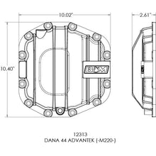 Load image into Gallery viewer, Nodular-Iron-M220-Dana-44-Advantek-Rear-Differential-Cover