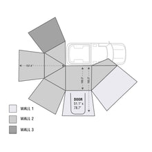 Load image into Gallery viewer, Nomadic-Awning-270---Side-Wall-3---Dark-Gray-With-Storage-Bag---Passenger