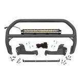 Rough Country 51043 Nudge Bar 20 Inch Chrome Series Single Row LED 2021 Ford Bronco Sport