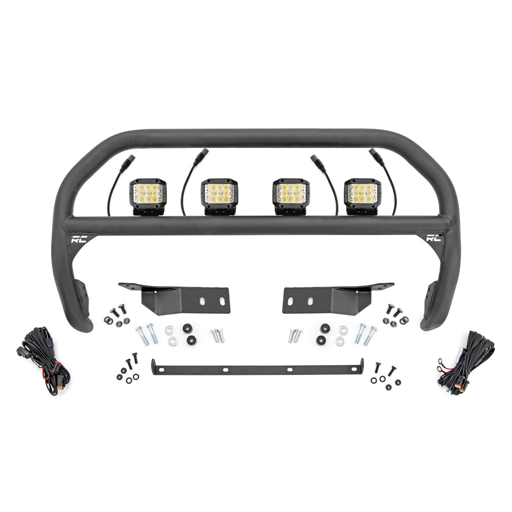 Nudge-Bar-3-Inch-Wide-Angle-Led-(X4)-07-21-Toyota-Tundra-Rough-Country