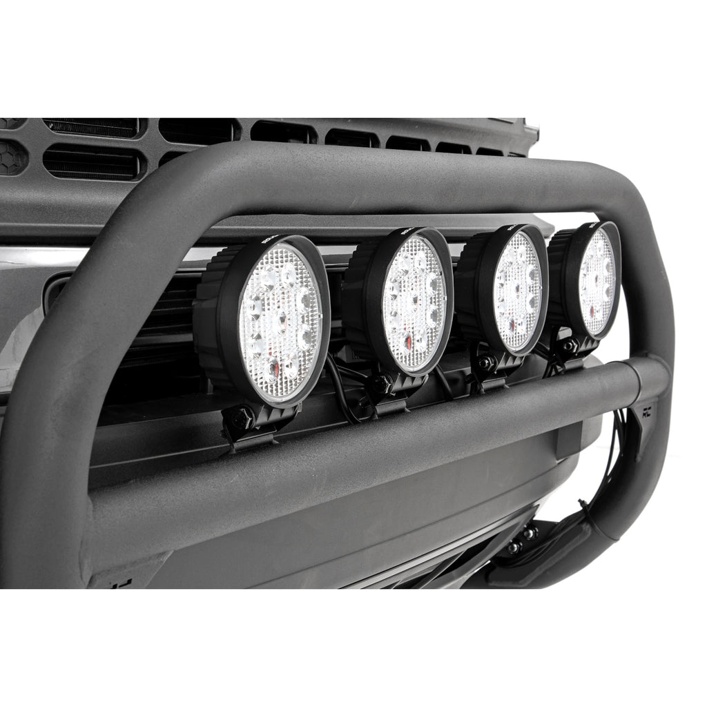 Nudge-Bar-4-Inch-Round-Led-(X4)-2021-Ford-Bronco-Sport-4Wd-Rough-Country