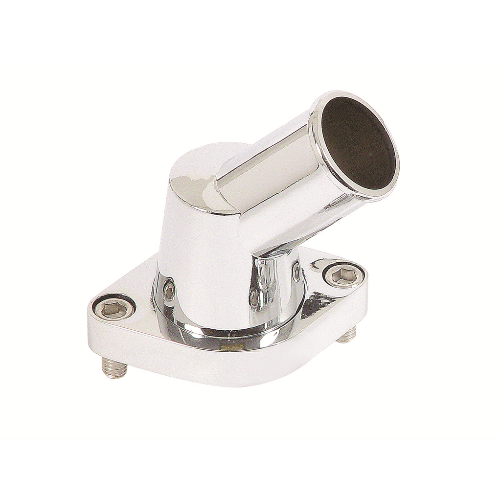 O-Ring-1967-1975-Chevrolet,-Various-Models;-Water-Neck-Swivel-O-Ring;-45-Degree;-Chrome-Aluminum