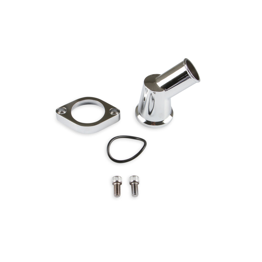O-Ring-1967-1975-Chevrolet,-Various-Models;-Water-Neck-Swivel-O-Ring;-45-Degree;-Chrome-Aluminum