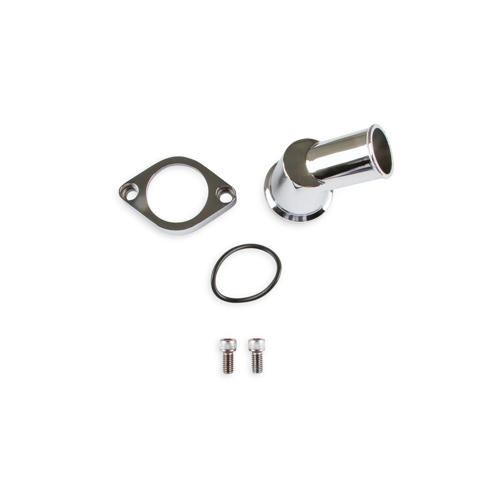 O-Ring-1967-1975-Chevrolet,-Various-Models;-Water-Neck-Swivel-O-Ring;-45-Degree;-Chrome-Aluminum
