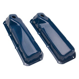 Trans-Dapt 8345 O.E.-STYLE Valve Covers; Stock Ht.; FORD 351C/M, 400M, 302 Boss-FORD BLUE