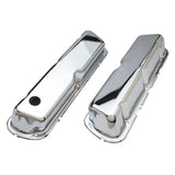 Trans-Dapt 8867 O.E.M. REPRODUCTION Design Valve Covers; STOCK; 1986-1995 FORD 5.0L-CHROME