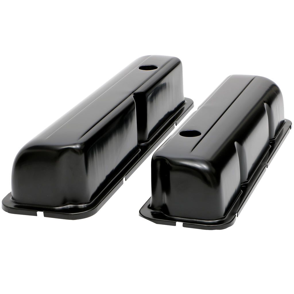 O.E.M.-Style-Valve-Covers;-Stock-Height.;-Ford-352-428-Fe-Engine--Asphalt-Black