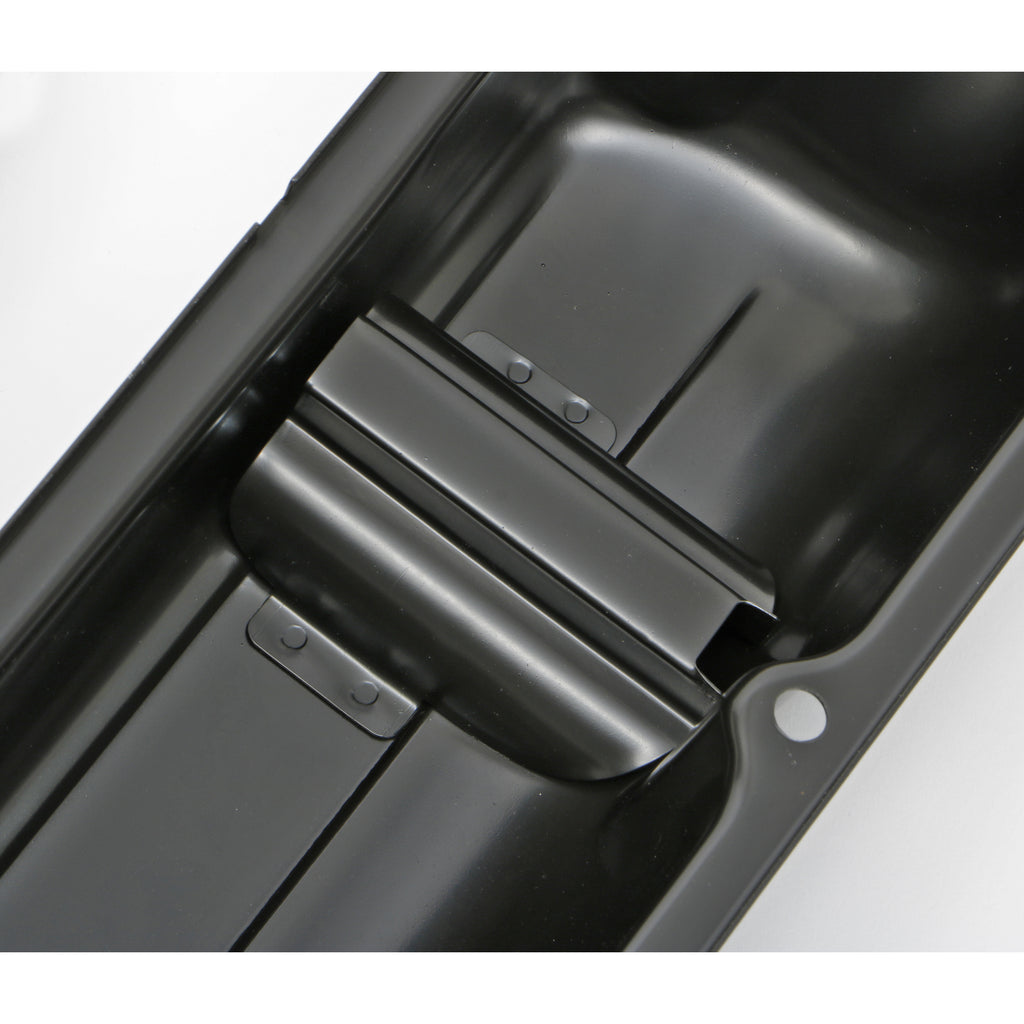 O.E.M.-Style-Valve-Covers;-Stock-Height.;-Ford-352-428-Fe-Engine--Asphalt-Black