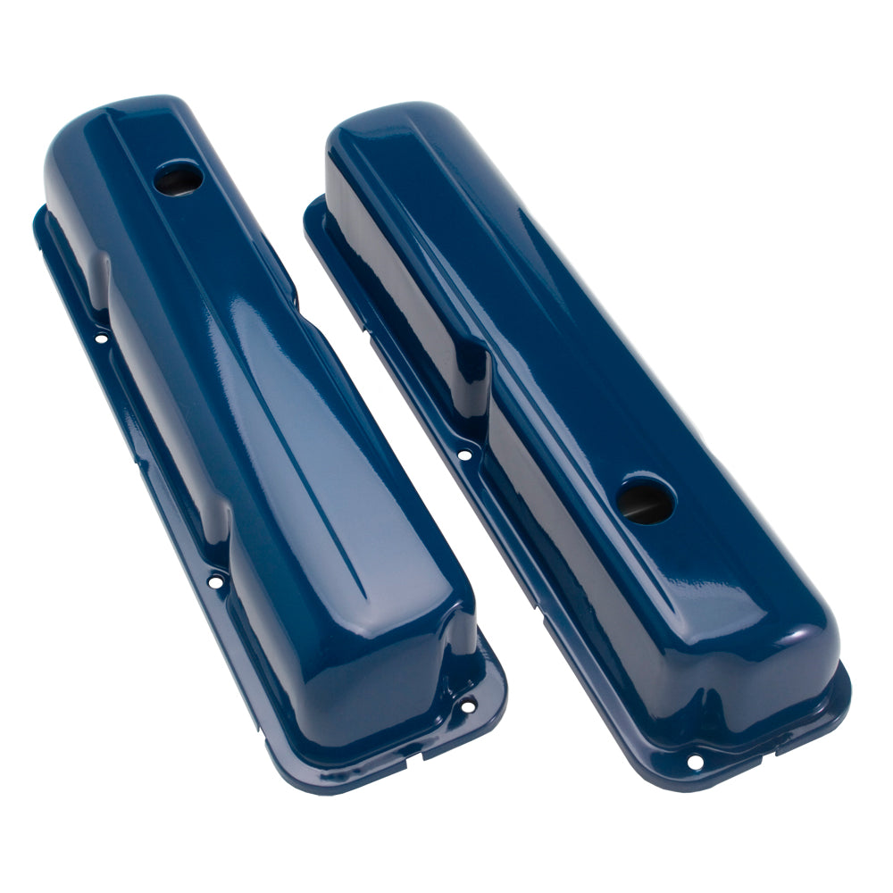 O.E.M.-Style-Valve-Covers;-Stock-Height;-Ford-352-428-Fe-Engine--Ford-Blue