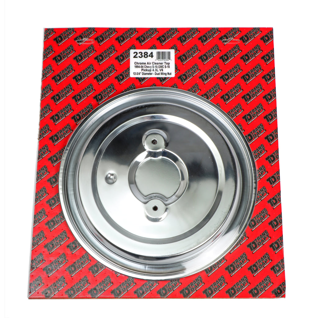 O.E.Style-Air-Cleaner-Top-Chrome-94Up-4.3L-S10-And-S15-(Dual-Wing-Nut)195964-Pontiac-Engines