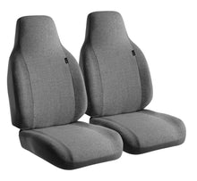 Load image into Gallery viewer, FIA OE301 GRAY OE30 Series - Oe Tweed Car Semi-Custom Fit Front Seat Cover- Gray for Select Chevrolet Cruze, Chevrolet Impala, Chevrolet Malibu, Ford Escape, Ford Focus, Ford Fusion, Honda Accord, Honda CR-V, Honda Civic, Honda Fit, Honda HR-V, Hyundai