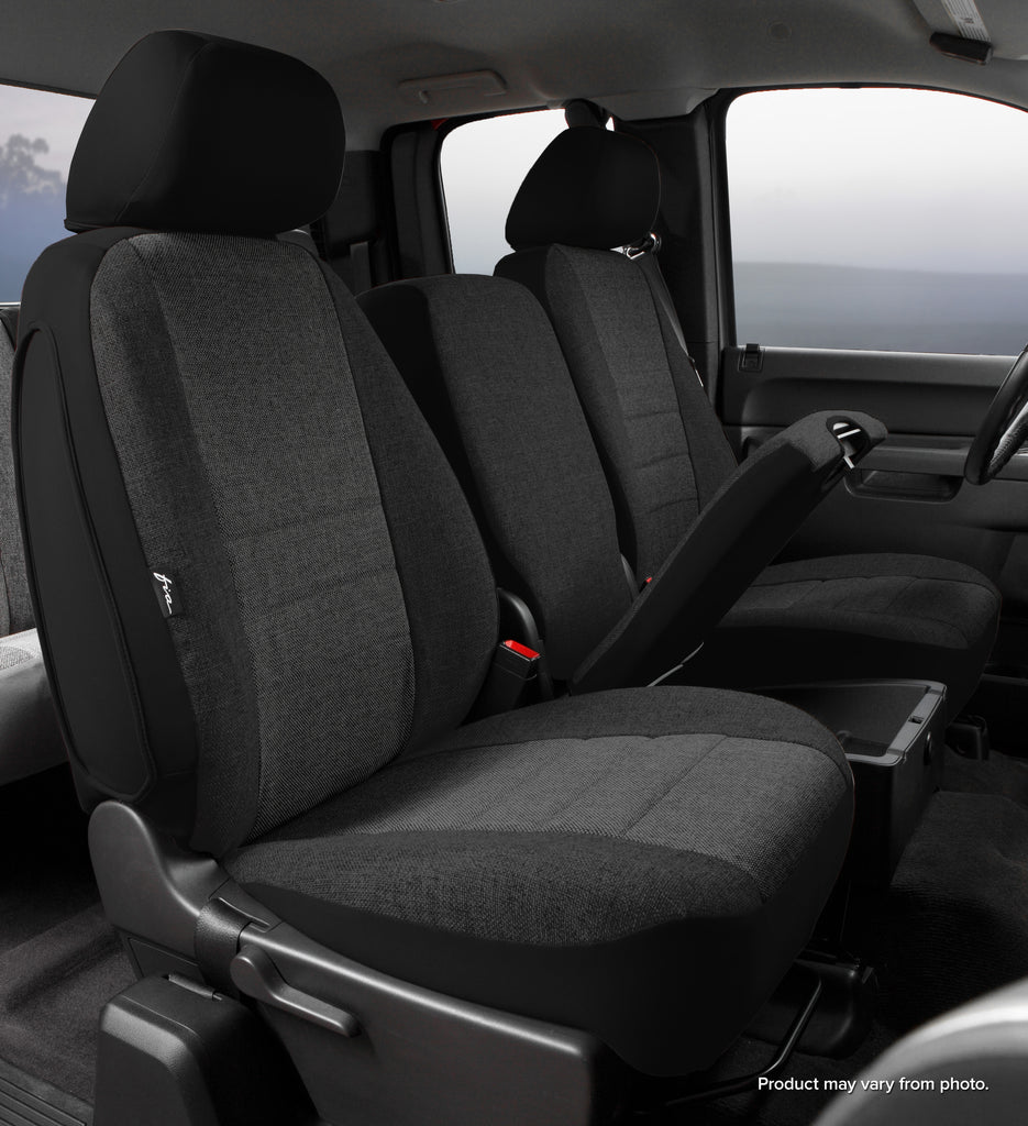FIA OE39-58 CHARC OE30 Series - Oe Tweed Custom Fit Front Seat Cover- Charcoal for Select Ram 2500, Ram 3500, Ram 4500, Ram