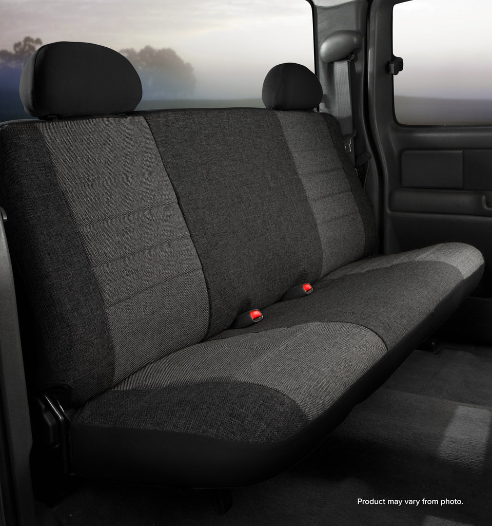 FIA OE32-40 CHARC OE30 Series - Oe Tweed Custom Fit Rear Seat Cover- Charcoal for Select Dodge Ram 1500, Ram 1500, Ram Classic, Ram 2500, Ram