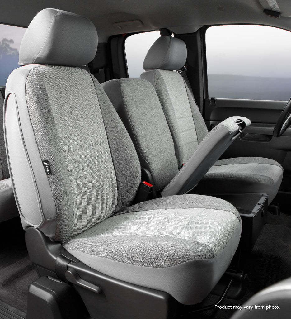 FIA OE39-42 GRAY OE30 Series - Oe Tweed Custom Fit Front Seat Cover- Gray for Select Toyota Tundra