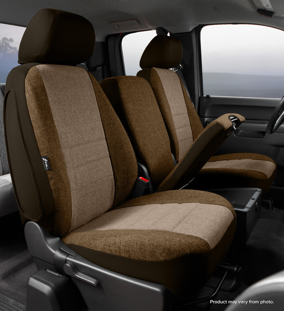 FIA OE39-42 TAUPE OE30 Series - Oe Tweed Custom Fit Front Seat Cover- Taupe for Select Toyota Tundra
