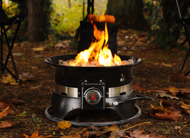 Outland Fire Bowl 871 Premium Propane Fire Pit, Black