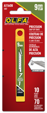 Load image into Gallery viewer, OLFA A1160B 9mm Graphic/Art 30° Precision Snap Blade, Pack of 10