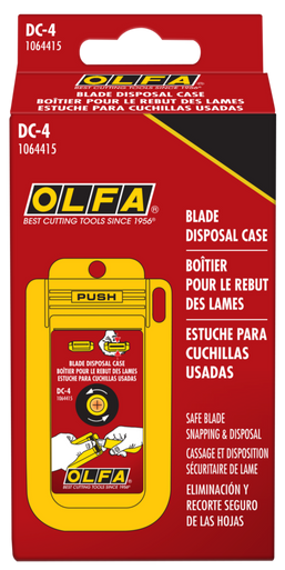 OLFA DC-4 Reusable Blade Disposal Case with Mounting Hole
