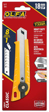 Load image into Gallery viewer, OLFA L-1/CP4 18mm HD ratchet-lock knife -4pk