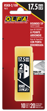 Load image into Gallery viewer, OLFA RSKB-2/10B Dual-Edge Rounded-Tip Safety Blade, Pack of 10