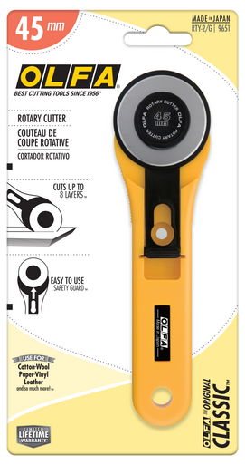 OLFA RTY-2/G 45mm Straight Handle Rotary Cutter