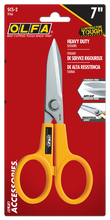 Load image into Gallery viewer, OLFA SCS-2 Stainless-Steel Serrated-Edge Scissors, 7-Inch