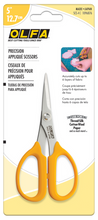 Load image into Gallery viewer, OLFA SCS-4 Stainless-Steel Precision Appliqué Scissors, 5-Inch