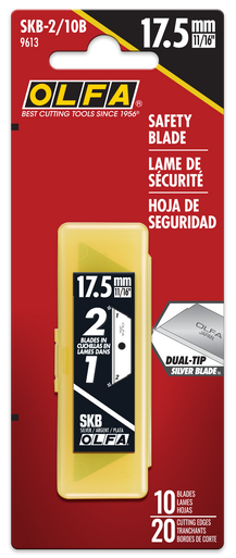 OLFA SKB-2/50B Dual-Edge Safety Blade, Pack of 50