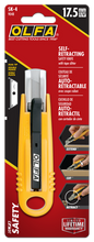 Load image into Gallery viewer, OLFA SK-4 Semi-Automatic Self-Retracting Safety Knife with SKB Dual-Edge Safety Blade