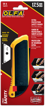 Load image into Gallery viewer, OLFA SK-6 Fully Automatic Safety Knife with Blade Guard and RSKB Rounded-Tip Dual-Edge Safety Blade