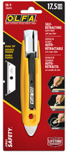Load image into Gallery viewer, OLFA SK-9 Semi-Automatic Self-Retracting Safety Knife with Tape Splitter and SKB Dual-Edge Safety Blade