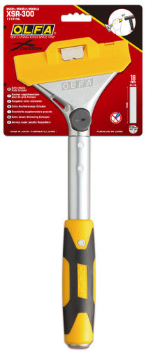 OLFA XSR-300 X-Design Extra Heavy-Duty Scraper with 12-Inch Handle and BS Dual-Edge Scraper Blade