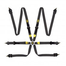 Load image into Gallery viewer, OMP RACING, INC. DA0-0208-A01-071 First 2 Harness Black Clip In 6 Point