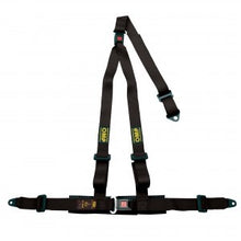 Load image into Gallery viewer, OMP RACING, INC. DA0-0509-A01-071 Strada 3 Harness Black Bolt In Push Button Exit