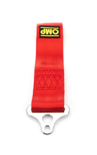 Load image into Gallery viewer, OMP RACING, INC. EB0-0578-061 Tow Hood Red Stainless 100mm ID