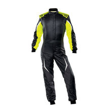 Load image into Gallery viewer, OMP RACING, INC. IA0-1859-B01-178-58 Tecnica EVO Suit My2021 Black Flo Yellow 58