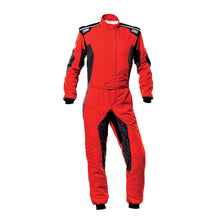 Load image into Gallery viewer, OMP RACING, INC. IA0-1864-A01-060-58 Tecnica Hybrid Suit Red And Black Size 58