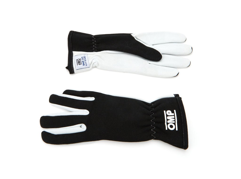OMP RACING, INC. IB0-0702-A01-071-L Rally Gloves Black Size Large