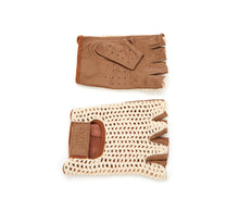 Load image into Gallery viewer, OMP RACING, INC. IB0-0747-A01-010-L Tazio Gloves Brown Large