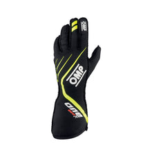 Load image into Gallery viewer, OMP RACING, INC. IB0-0771-A01-178-L One EVO X Gloves Black Flo Yellow Large