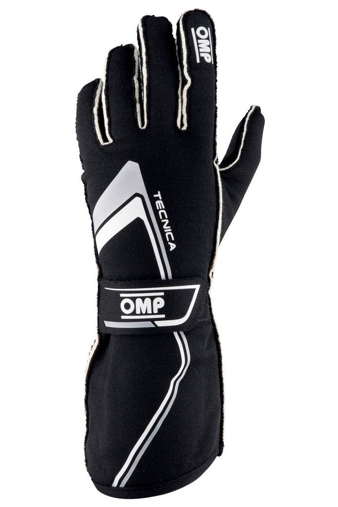 OMP RACING, INC. IB772NWXS TECNICA Gloves Black And White Size X Small