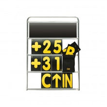 Load image into Gallery viewer, OMP RACING, INC. NC0-1068 Pit Board 4 Row Alum Frame 100x72cm