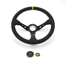 Load image into Gallery viewer, OMP RACING, INC. OD0-1956-071 Corsica Steering Wheel Black Leather