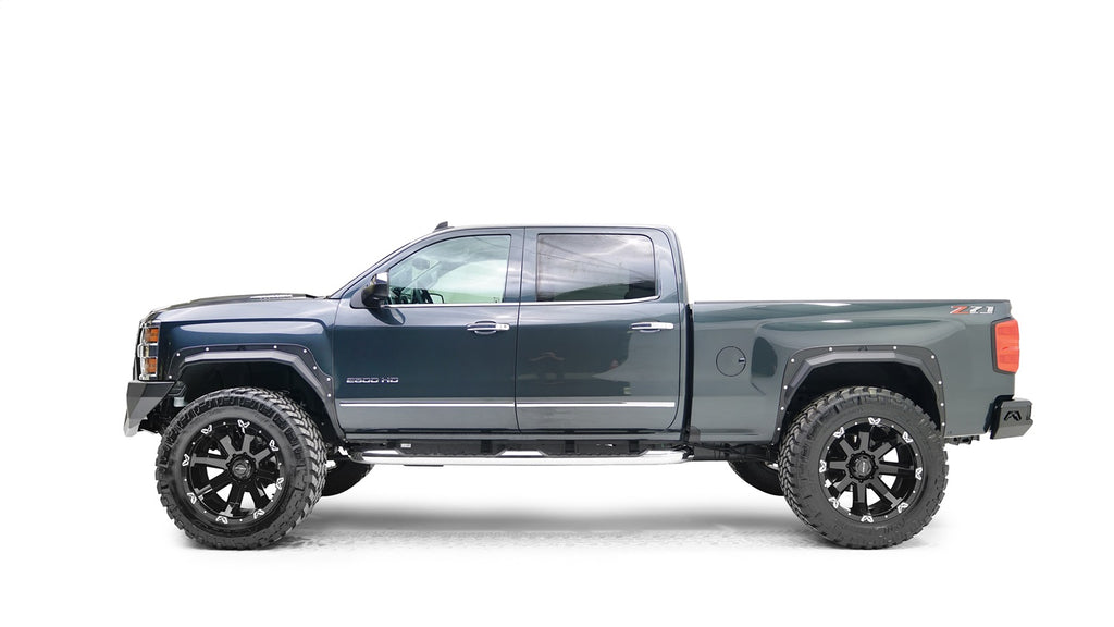 Fab Fours TF3010-B Open Fender Flare for Select Chevrolet Silverado HD, Chevrolet Silverado HD