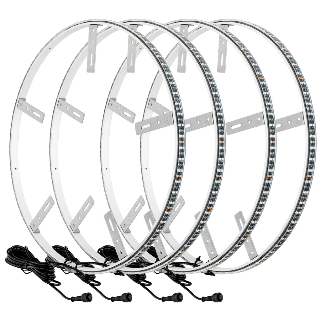 ORACLE LIGHTING 4228-002 LED Light Wheel Rings Blue