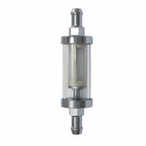 SPEED FX 9272 OE Replacement In-Line Gas 3/8 In Inlet/ Outlet Paper Element Clear With Chrome